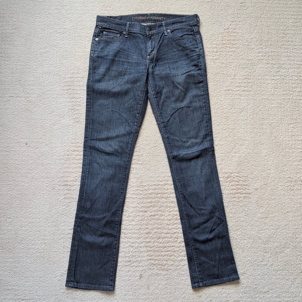Citizens of Humanity Elson Medium Rise Straight Leg Jeans 29 x 32.5 long inseam